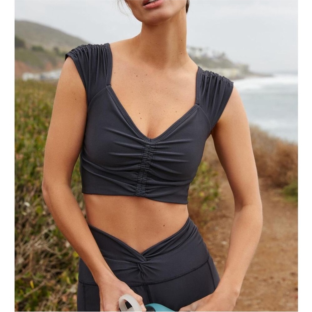 Free People FP Movement Breathe Deeper Crop Tank Bra